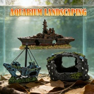 Aquarium ship decoration ship ship ship aesthetichiasan aquarium mini Caram Ship Model for aquarium