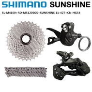 ✿Guarantee quality✿Cycling Accessories Shimano DEORE M4100 M4120 10S Groupset Rear Derailleur Shifte