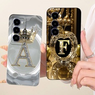 For itel City 100 Phone Case for itel City100 C671L Soft Silicone Casing Princess Initial Letters Pr