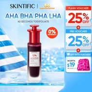 [Best Seller]  SKINTIFIC AHA BHA PHA LHA Peeling Solution Serum 30ml - for Whitening, Brightening, D