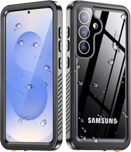 WindCase for Samsung Galaxy S25 FE Waterproof Case IPX8 Underwater Case Built-in Screen Protector Fu