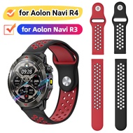 Aolon Navi R4 strap Silicone strap Aolon Navi R3 R4 smart watch Strap Sports wristband