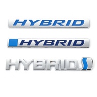 3D Metal HYBRID Car Sticker Emblem Badge for Hybrid Logo