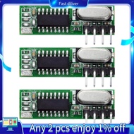 3PCS Mhz Superheterodyne  Receiver and Transmitter Module for Wireless Module Kit 433Mhz Remote Cont