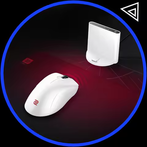 ZOWIE GEAR U2/EC/S/FK/ZA-DW White Mouse Dual Mode Wireless Mouse Paw3950 4000Hz Polling Rate Gaming 
