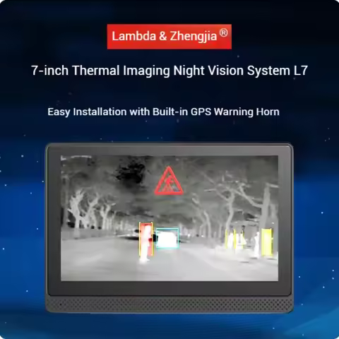 L7 Automotive AI Thermal Imager Camera Night Vision 256*192 /640*512 IR Resolution For Car