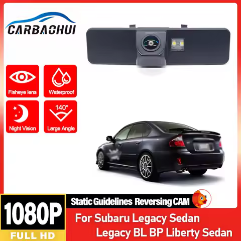 Car Rear View Camera For Subaru Legacy Sedan Legacy BL BP Liberty Sedan Full HD Night Vision Reverse