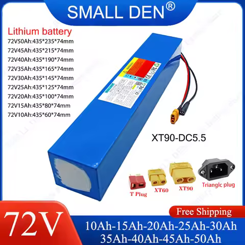 21700 New 72V 10Ah 15Ah 20Ah 25Ah 30Ah 35Ah 40Ah 45Ah 50Ah Li-ion battery pack 20S 3000W High Power 