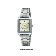 [Watchwagon] CASIO LTP-V007SG-9E Analog Ladies Dress Watch with Two Tone Steel Bracelet ltp-v007