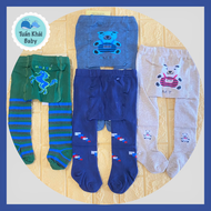 Quần tất ( 1 cái) cotton Thu Đông ấm áp Amigo cho bé trai bé gái quần tất vải mềm mịn co giãn tốt gi