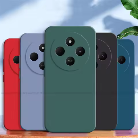 For Xiaomi Redmi 14C Case Xiaomi Redmi 14C 4G Cover Funda Luxury TPU Shockproof Liquid Silicone Phon
