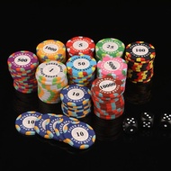 SET OF 5 CHEAP CERAMIC SPACE POKER CHIPS POKER CHIPS POKER CHIP SET