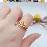916 gold love ring female gold ring gold color fashion wild Korean jewelry in stock