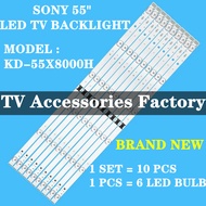 KD-55X8000H SONY 55" LED TV BACKLIGHT(LAMP TV) SONY 55 INCH LED TV BACKLIGHT KD55X8000 KD-55X800H KD