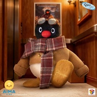 Hot Sale [Genuine] Pingu 45th Anniversary Limited Edition Plush Doll Fun Penguin Cross-Dressing Doll