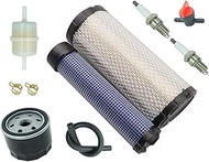 11013-7044 Air Filter 11013-7045 Inner Outer Air Filter Element Cleaners Replacement for Kawasaki FX