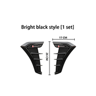 2Pcs Front Side Universal Fashion Automobile Leaf Plate Decoration Flank Fender Motors Modified Wing