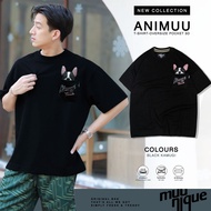 MUUNIQUE T-shirt Oversize Pocket 3D KAMUGI