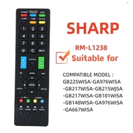 Suitable for Sharp RM-L1238 LED TV Remote Control Replacement Gb291wjsa Gb225wjsa Ga276wjsa Gb217wjs