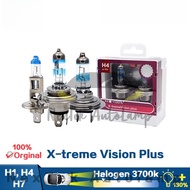 X-treme Vision Plus H1 H4 H7 +130% Bright Car Halogen Headlight Bulb 12V 3700K Yellow Light