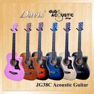 Davis Jg38c Acoustic Guitar - 38 Inches WITH FREEBIES B81