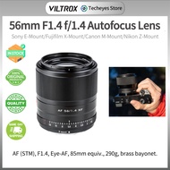 VILTROX 56mm F1.4 Autofocus Prime Lens | Universal Fit for Sony E/Fujifilm X/Canon M/Nikon Z Mount |