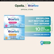 Erceflora Bundle Probiotic Supplement Supplement (1 Gut Defense + 1 Gut Restore) - For Kids & Adults