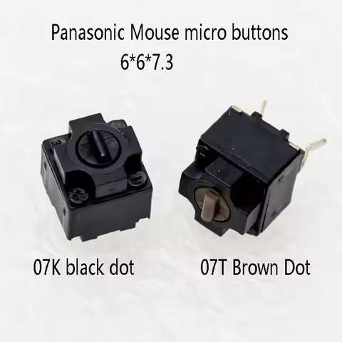 1/2/5/10pcs 2P Original Mouse Square Micro Switch Button Mouse Micro Bottons 2pin 2 Feet 07T 07K For