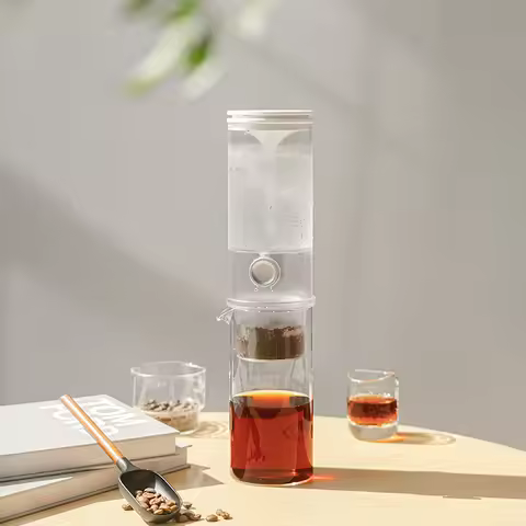 TIMEMORE Store Icy Pipe Ice Drip CoffeeMaker 400mlDrip Utensils Water Drip Brew MakerGlassMinimalism