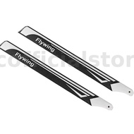 1 Pair FLY WING FW450 370mm Carbon Fiber Main Blades for FW450/X3/X360 Tarot 450L RC Helicopter