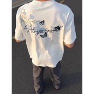 Short-sleeved T-shirt for Men Retro Loose Trendy Stylish Casual T-shirt