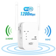 2.4G 5Ghz Wireless WiFi Repeater Wi Fi Signal Booster 1200Mbps WiFi Amplifier 5G Wi-Fi Long Range Extender ess Point