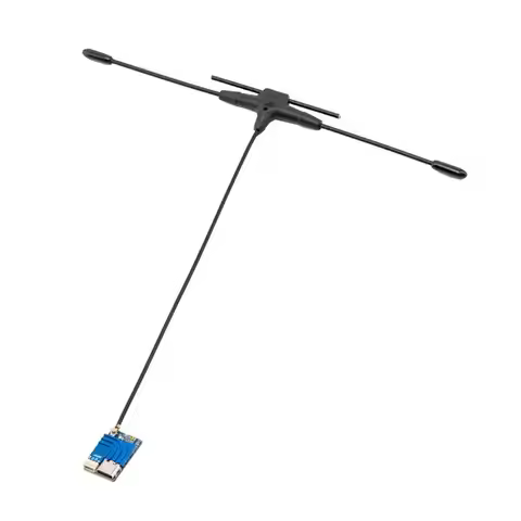 A23F-For BAYCK UR500 ELRS Receiver 2.4G/900M Dual Band Expresslrs RX With 120Mm T Type Antenna Recei