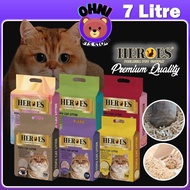 Heroes Premium Cat Litter Pasir Kucing Tofu Cat Litter Toilet Kucing Toufu Cat Sand 豆腐猫砂 Ohnipets