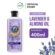 Herbal Essences Shampoo Anti Keriting Anti-Frizz Lavender & Almond Oil Haircare 400 ml
