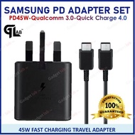 ALIGATO 45W Travel Adapter 5A Super Fast Charging PD 3.0 Fast Charger USB Type-C UK Plug Wall Adapte