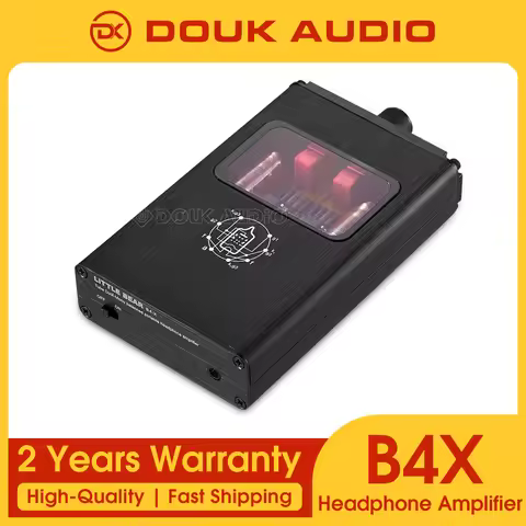 Little Bear B4-X Portable Vacuum Tube Headphone Amplifier Dual-Mono Balanced Stereo Audio Amp
