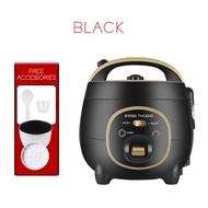 MurahLiving Swiss Thomas 1.8L Electric Rice Cooker Non Stick Aluminium Inner Pot with Steamer Penguk