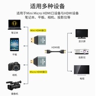 MiniHDMI to HDMI female hd line microhdmi converter projection notebook SLR camera computer TV monit