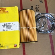 Lọc nhớt JS Asakashi Nhật OE0047 dùng cho Audi A4, A6, A6L, VolKswagen New Beetle...
