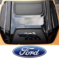 ( ส่งฟรี ) สกู๊ป สคู๊ป จมูกหลอกฝากระโปรง/ รูปแรด FORD RANGER 2015-2021 ทำตามสั่ง ฝากระโปรงหน้า สั่งรอทำสี 4 วัน FORD RANGER 2015-2021