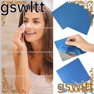 GSWLTT 10pcs Mirror Stickers Bedroom Self-adhesive Bathroom Wall Tile Stickers