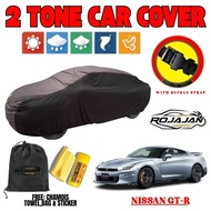 ROJAJAN 2 Tone Car Cover for Nissan GTR Water Repellent UV Dust Proof Cover - Premium Quality