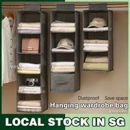 Hanging Clothes Storage Bag With Drawer Hanging Wardrobe Organiser Wardrobe Organizer Clothes Box