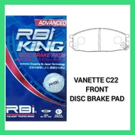 NISSAN VANETTE C22 FRONT DISC BRAKE PAD