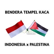 Palestine Cross Flag Palestine Stick-On Flag/ Cross-Friction Flag/ Car Window Stick-On Flag/ Car Cro