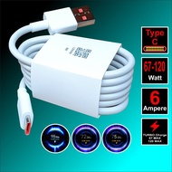 Xiaomi 6 Ampere Turbo Charge Data Cable 33 Watt - 67 Max - 120 Max Original xm