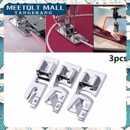 MESIN 3pcs Hemmer Foot Sewing Machine Accessories Various Sizes Compatible CY-7307