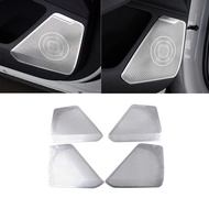 aihei สำหรับkia Ev6 2023 2024 ภายในประตูสแตนเลสลำโพงเสียงเพลงเสียงแหวนลำโพงทวีตเตอร์trimอุปกรณ์เสริม