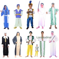 Halloween COS Dubai Children's Prom Arabic Shirt Middle East Adult Men's Wear Aladdin Costume